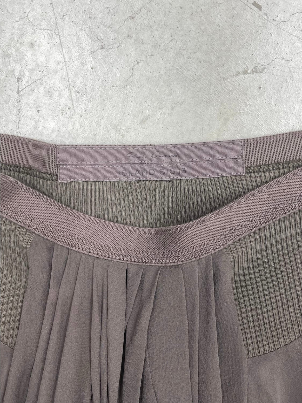Rick Owens SS13 “ISLAND” Skirt
