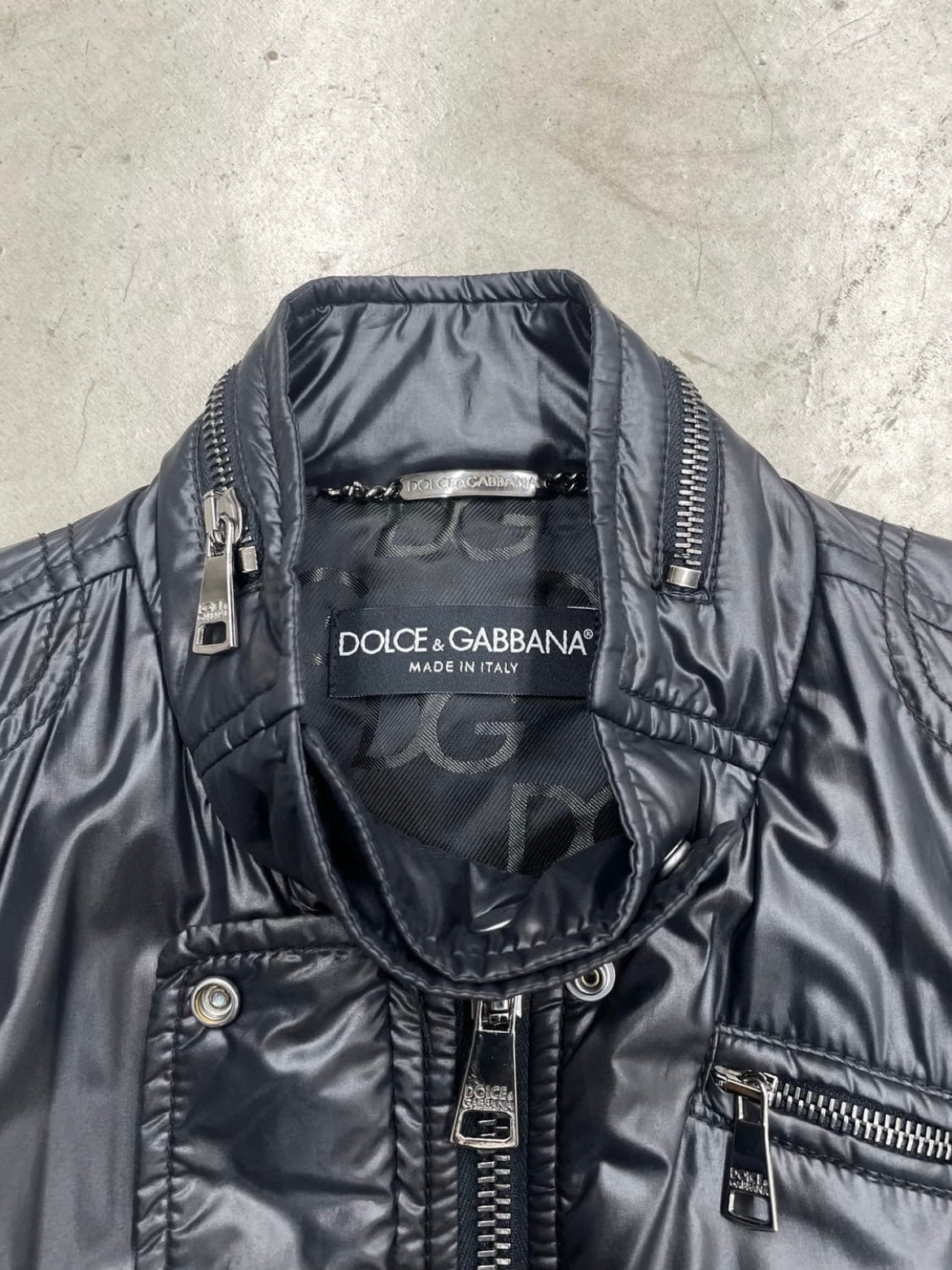 00’s dolce & Gabbana Multi zipper jacket (40)