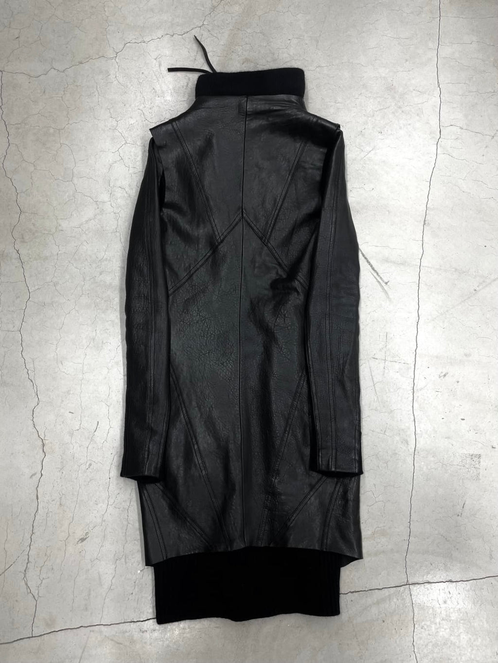 Ilaria Nistri Lamb Leather Coat (38)