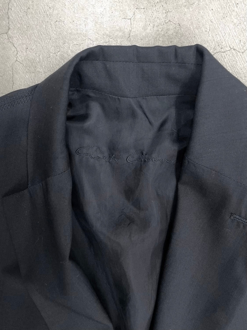 Rick Owens SS14 one-button blazer (L)
