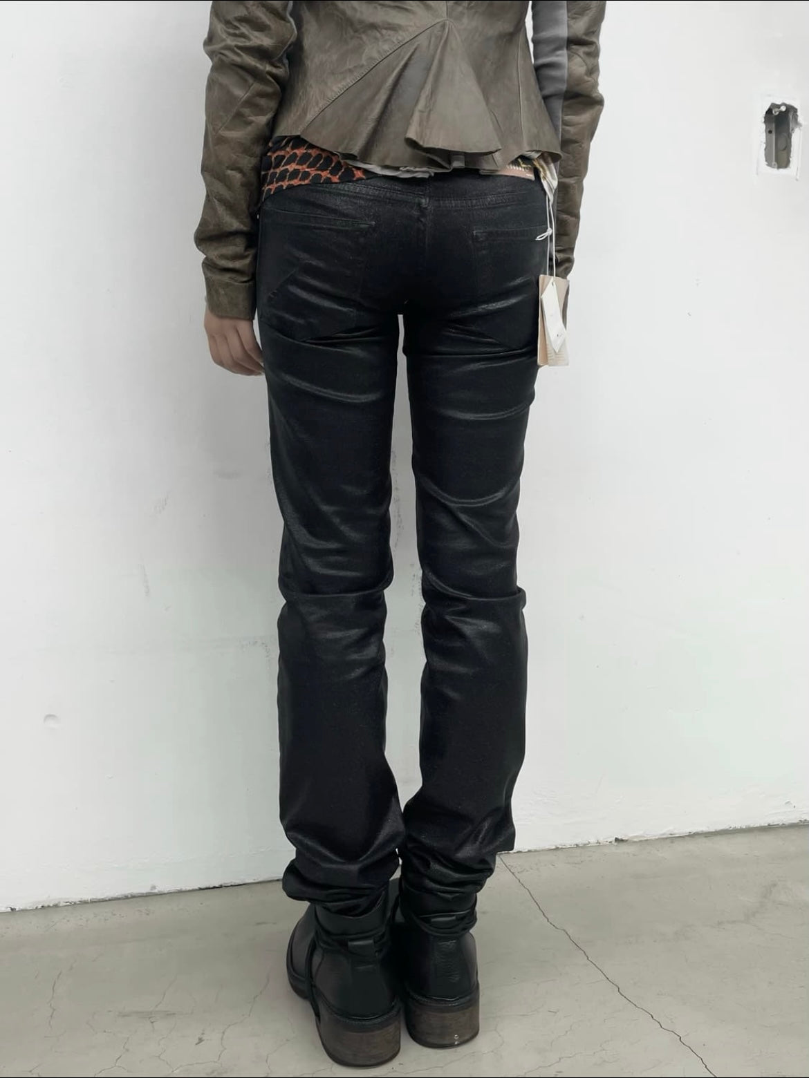 John Galliano Waxed Glitter Pant (25)