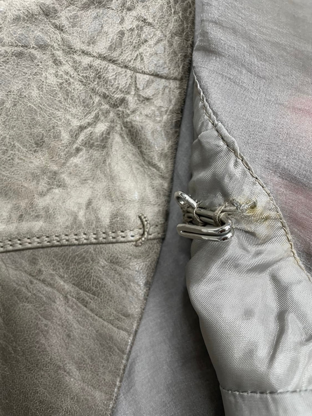 Rick Owens 2010 Sheepskin Silk Jacket