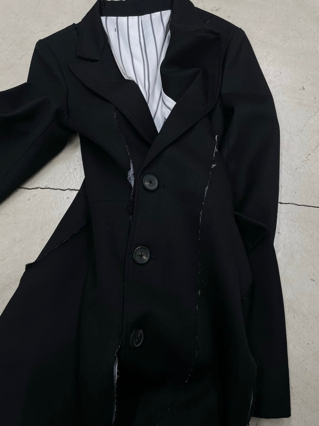Monse Asymmetrical Hemline Coat (s)