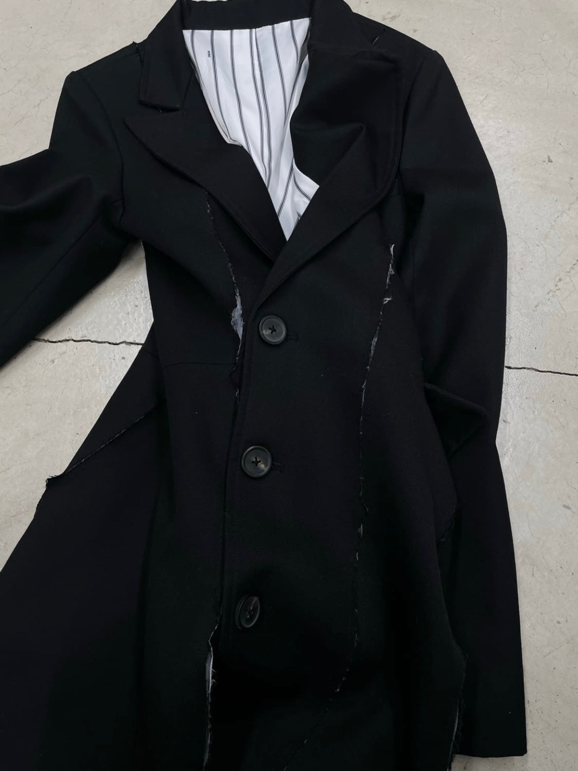 Monse Asymmetrical Hemline Coat (s)