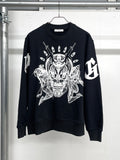 Givenchy FW14 Skull&Guns Sweatshirt By Riccardo Tisci