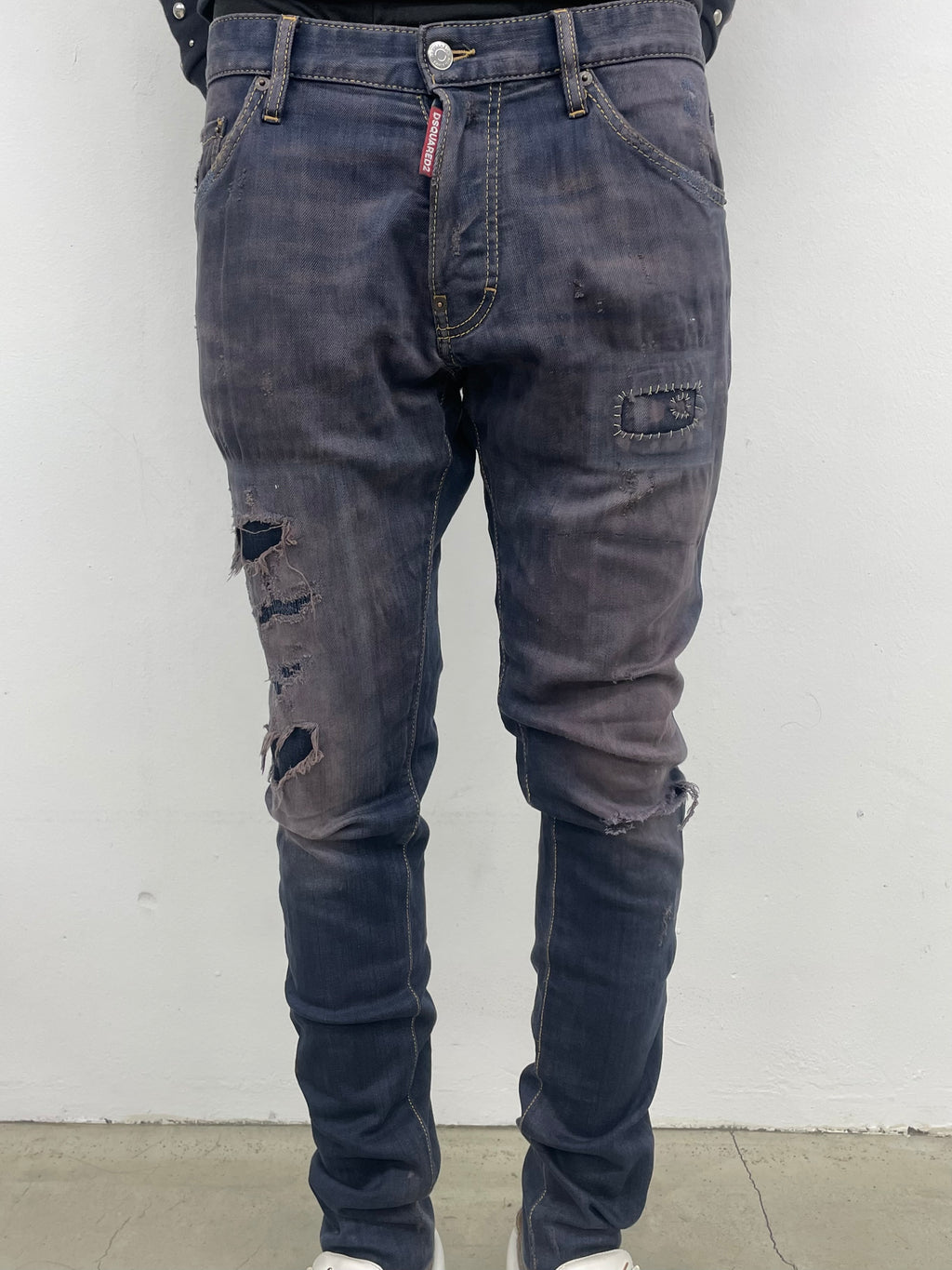 Dsquared2 Purple Washed Pant (46)