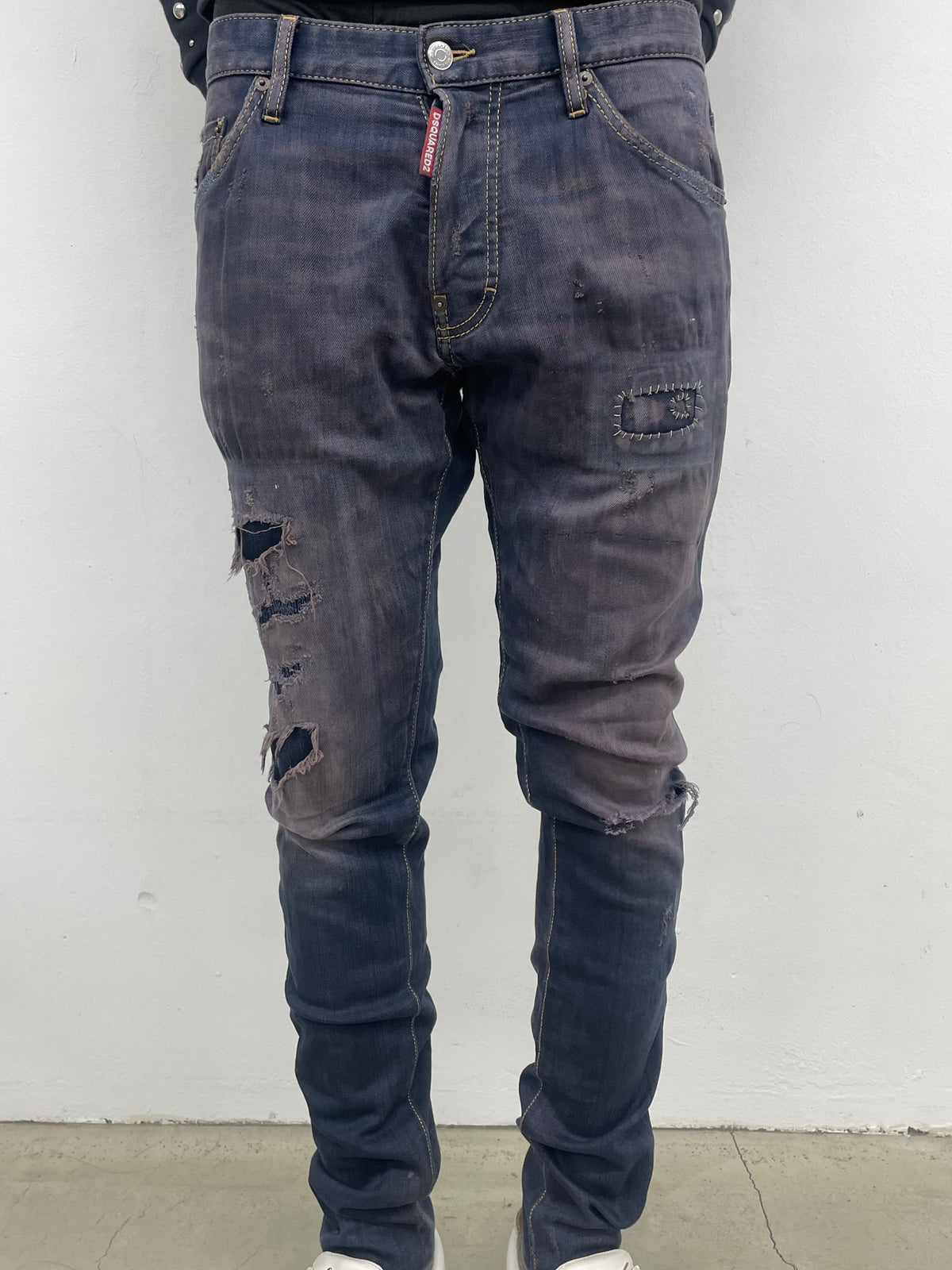 Dsquared2 Purple Washed Pant (46)