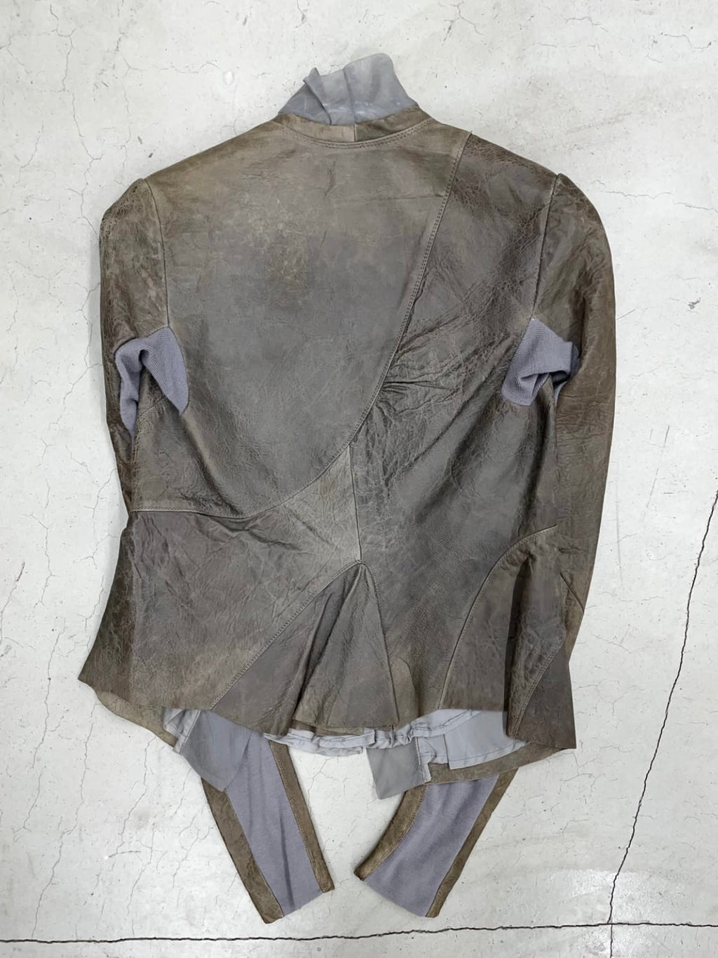 Rick Owens 2010 Sheepskin Silk Jacket