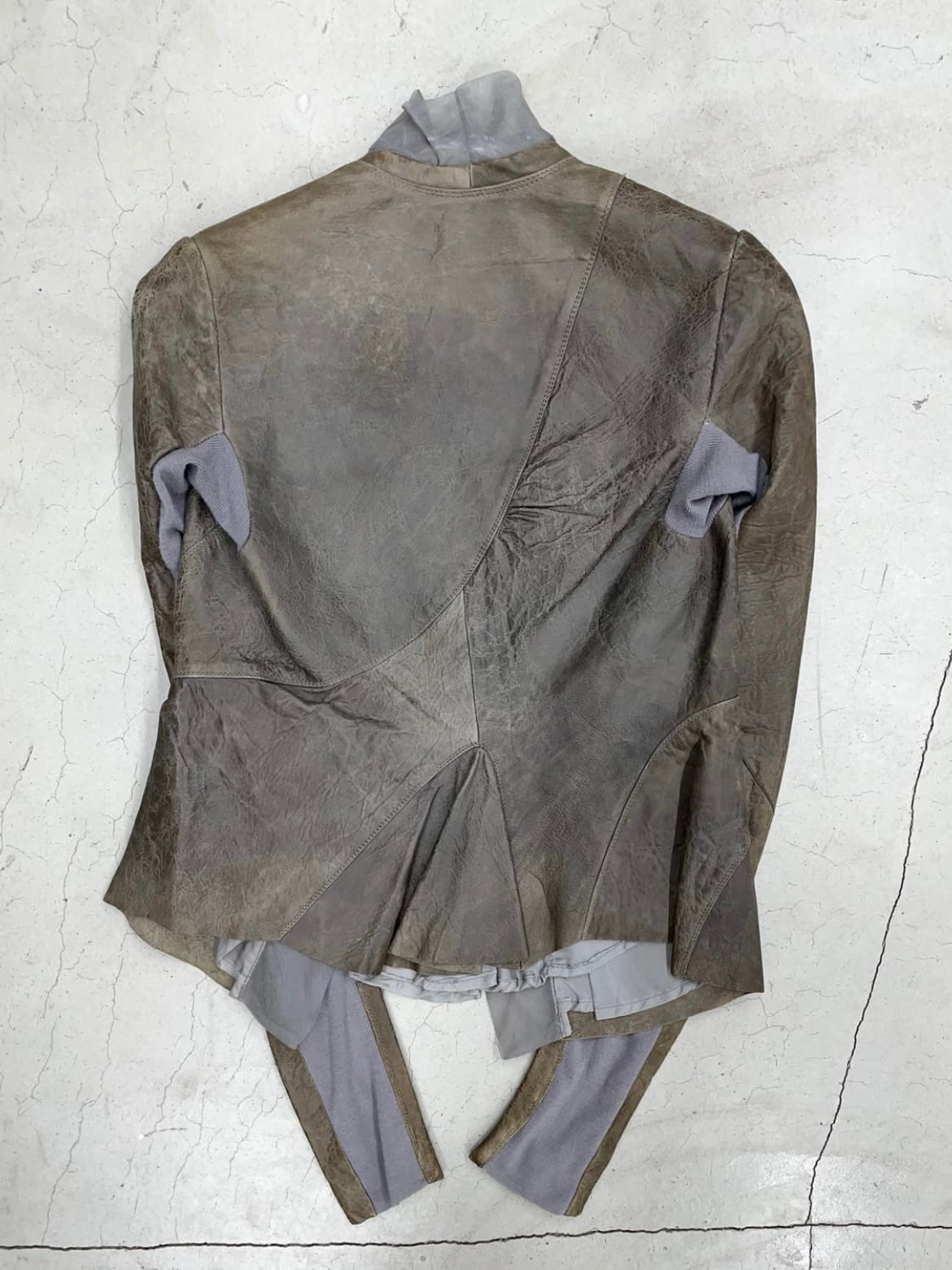 Rick Owens 2010 Sheepskin Silk Jacket
