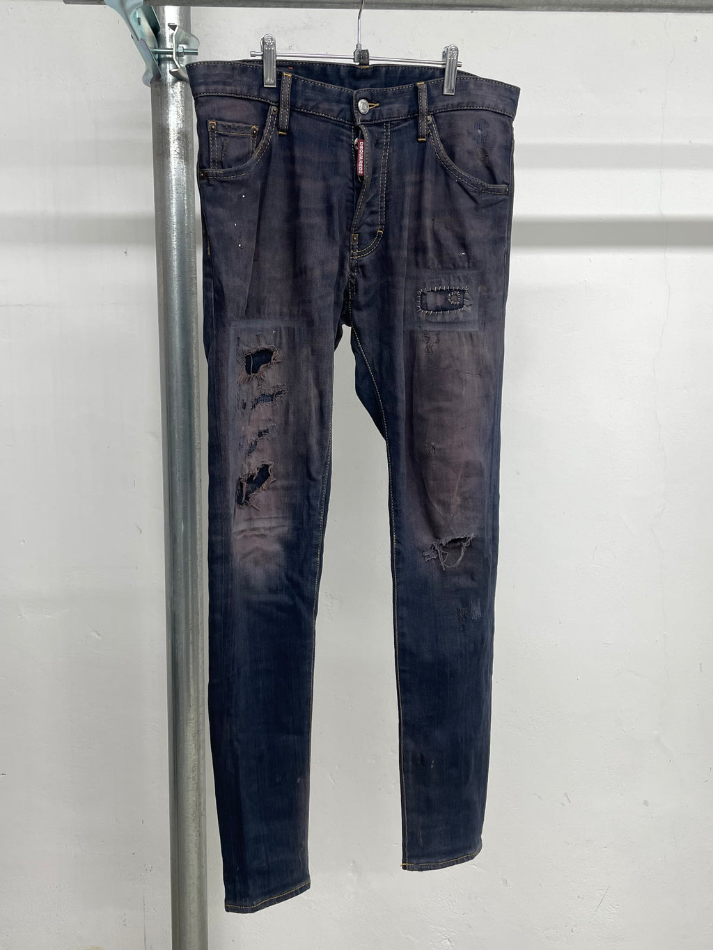 Dsquared2 Purple Washed Pant (46)