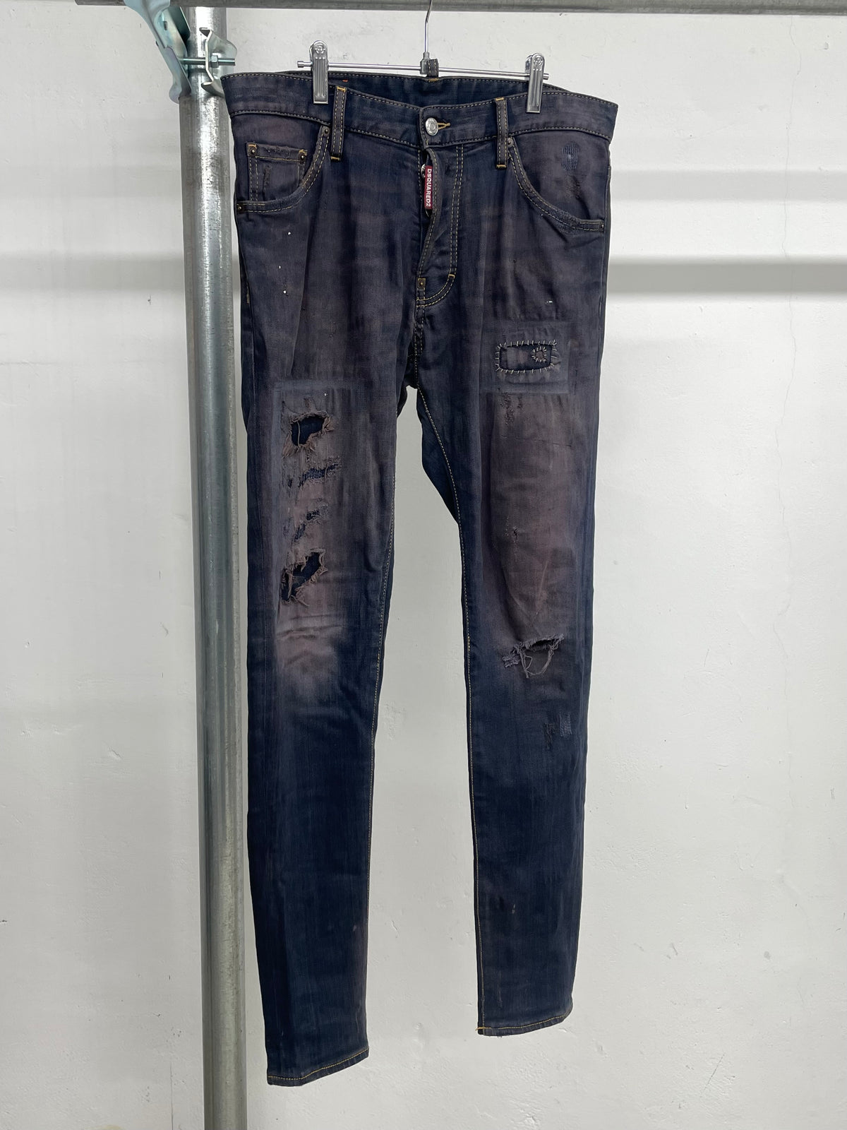 Dsquared2 Purple Washed Pant (46)