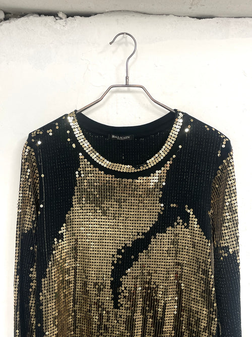 Balmain FW10 Sequin Longsleeve (36)