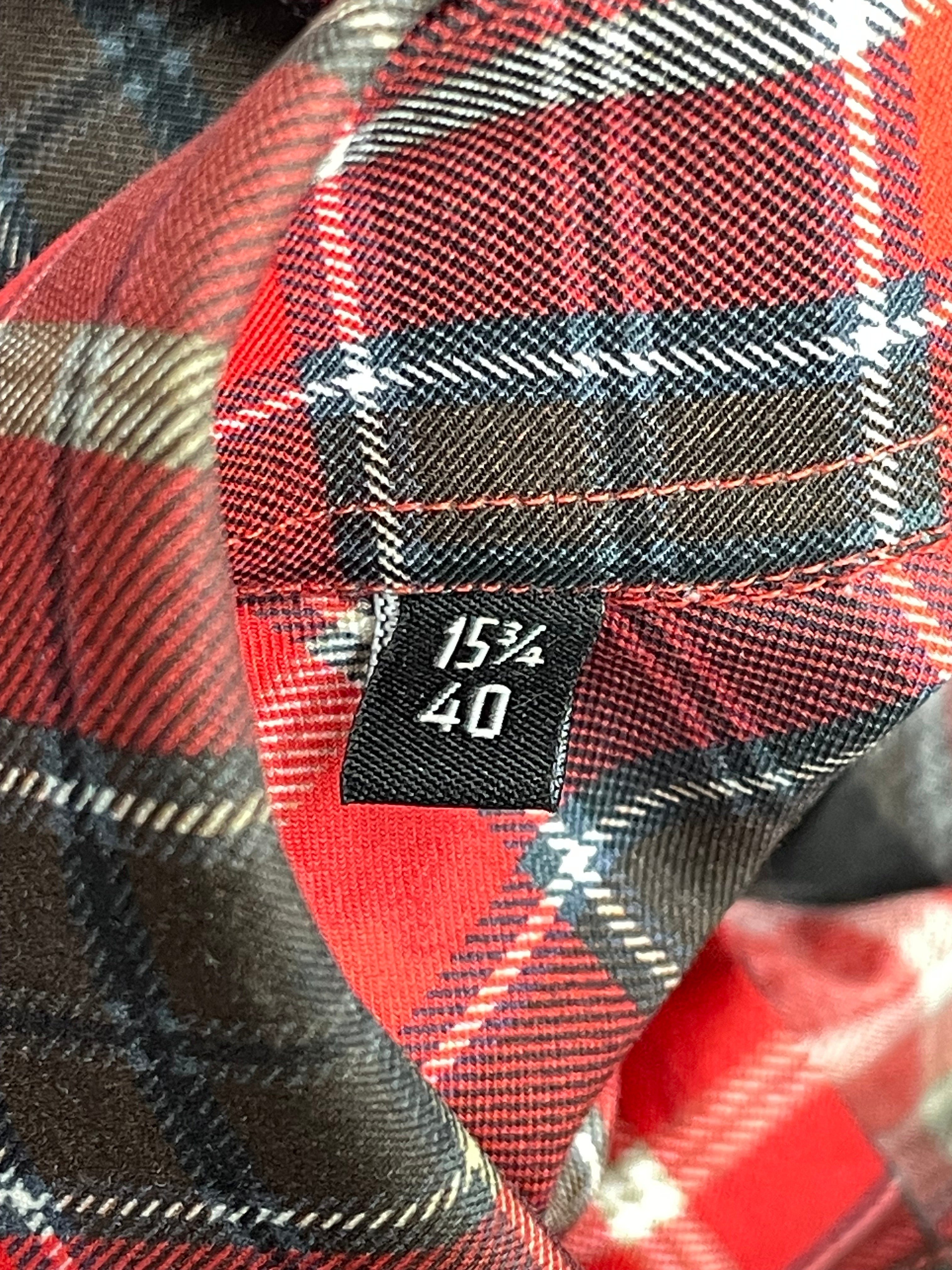 Givenchy Star Red Check shirt (40)