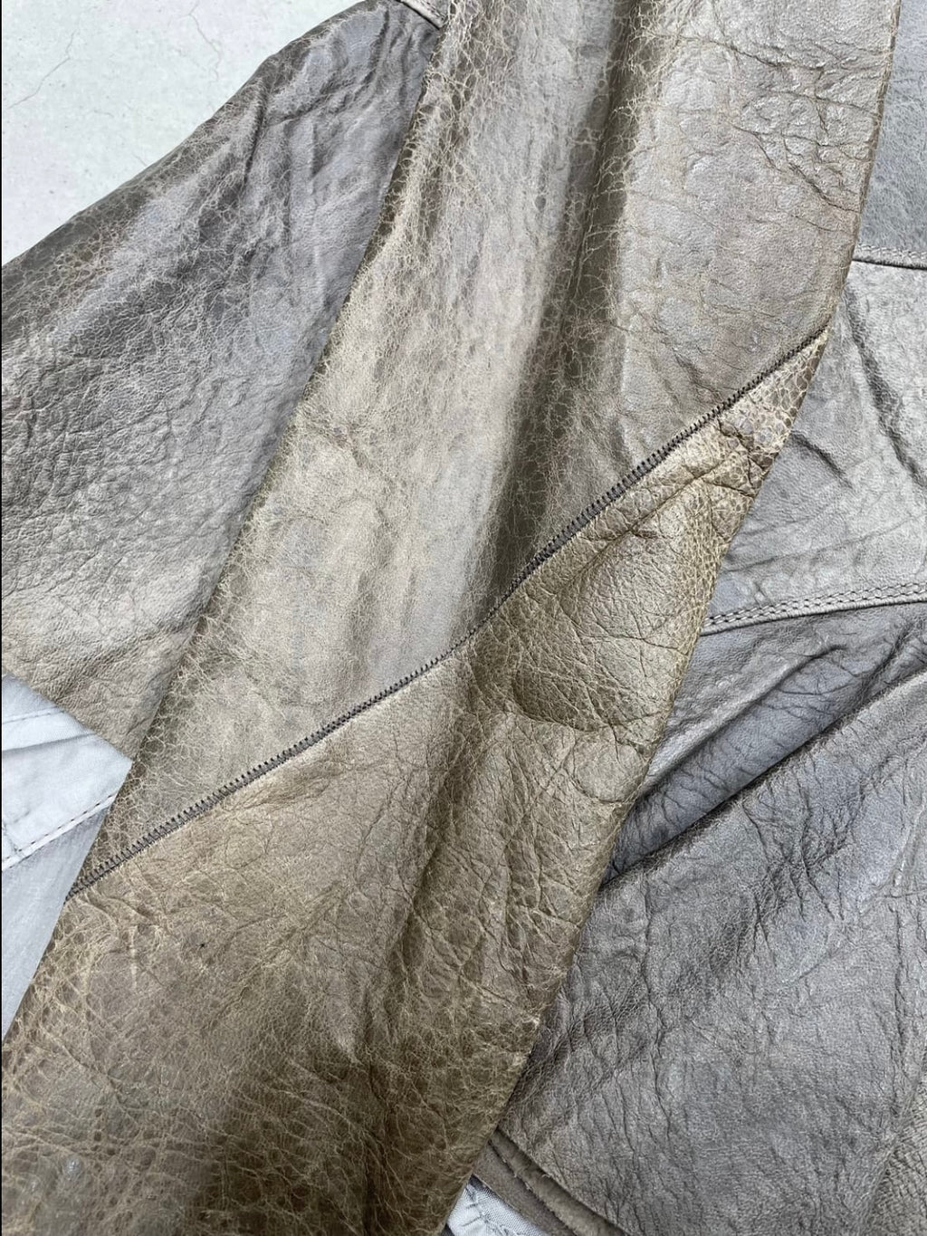 Rick Owens 2010 Sheepskin Silk Jacket
