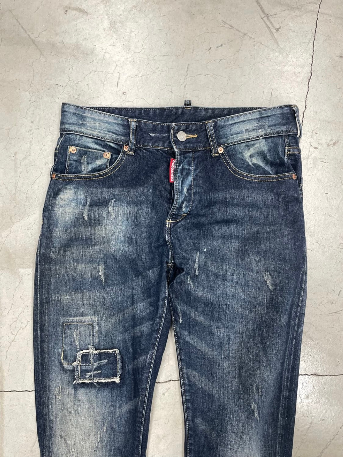 Dsquared2 patch washed denim (46)