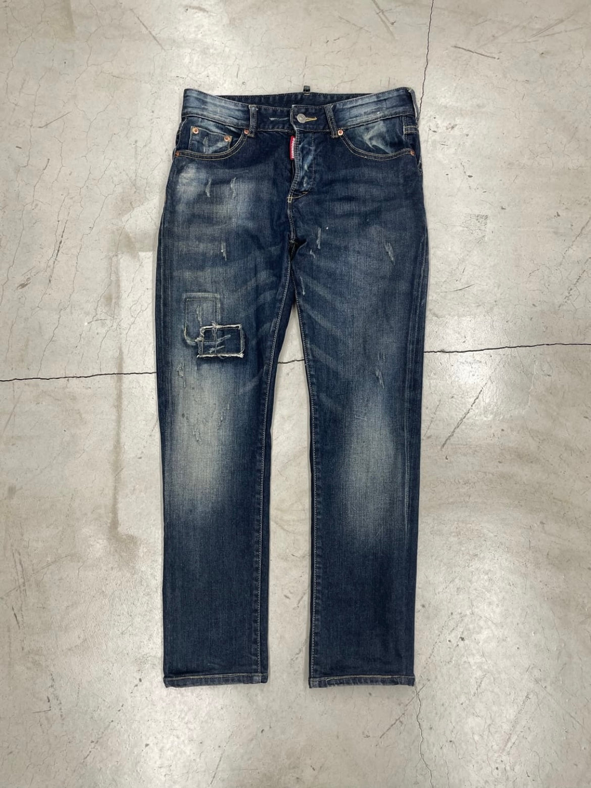 Dsquared2 patch washed denim (46)