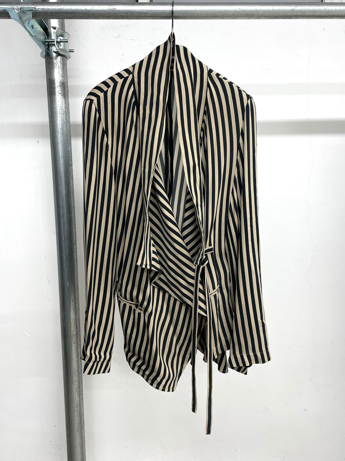 Ann Demeulemeester SS09 Stripe Jacket