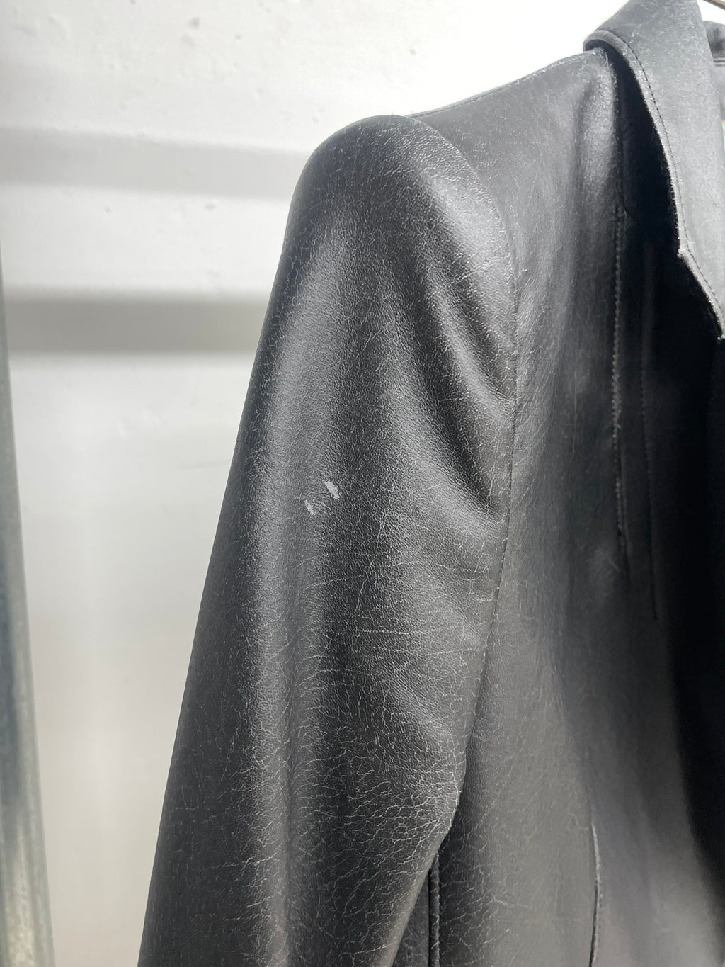 L.G.B. Crack Coated Blazer