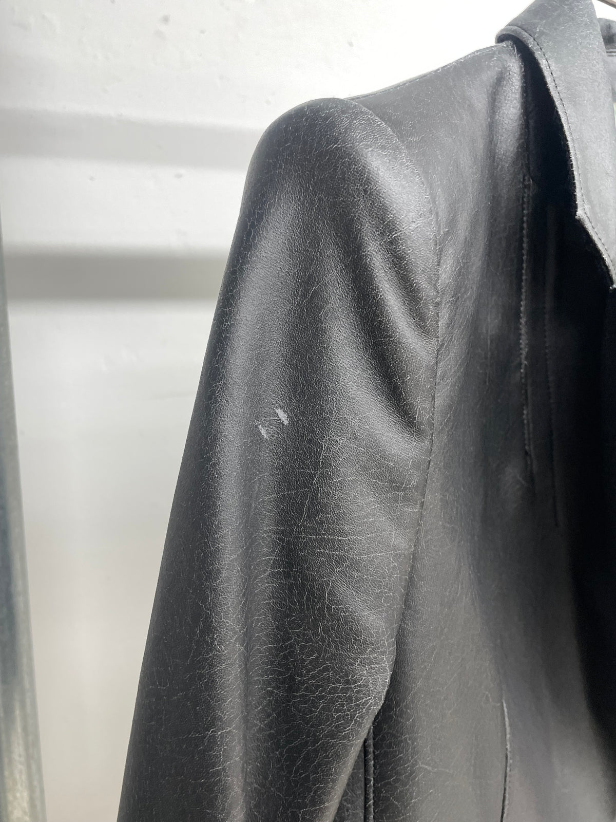 L.G.B. Crack Coated Blazer