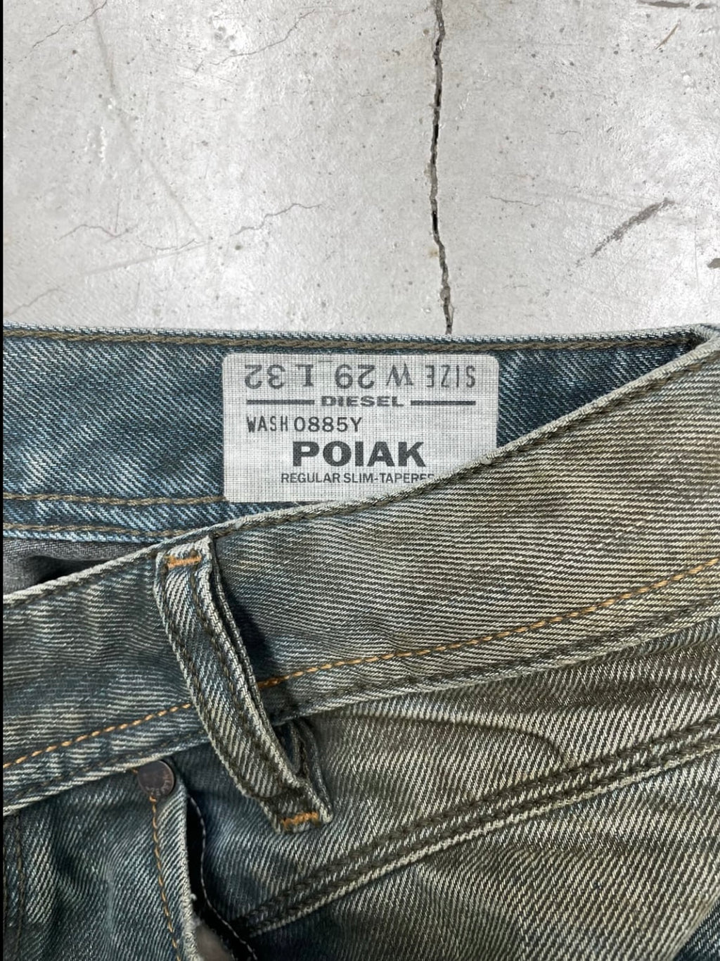 Diesel poiak mud washed denim pant (29)