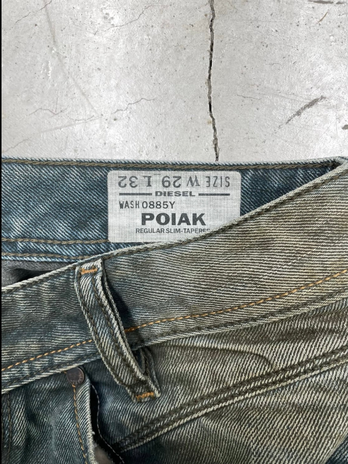 Diesel poiak mud washed denim pant (29)
