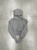 Roque by Ilaria Nistri Cropped Hoodie Zip-Up