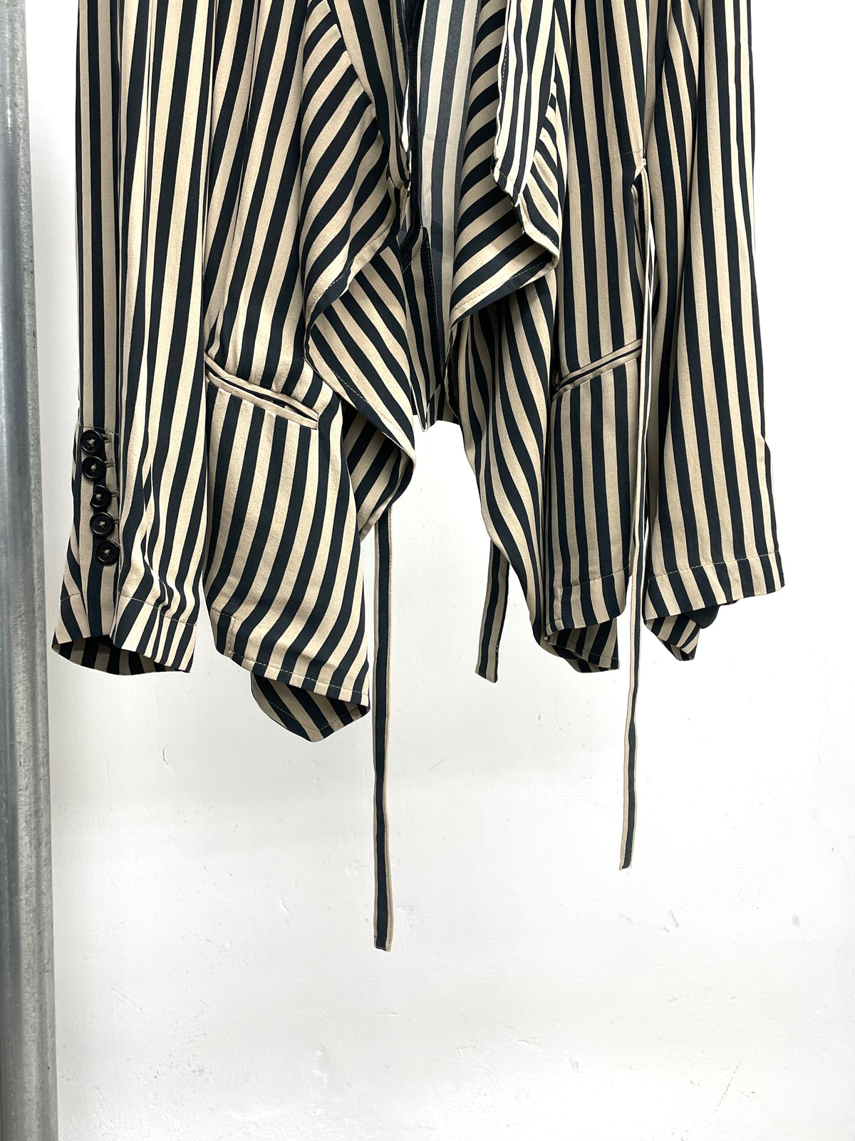 Ann Demeulemeester SS09 Stripe Jacket