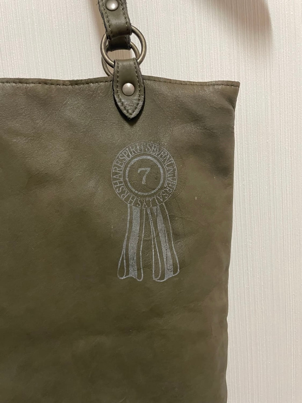 SHARE SPIRIT LEATHER SHOULDER BAG