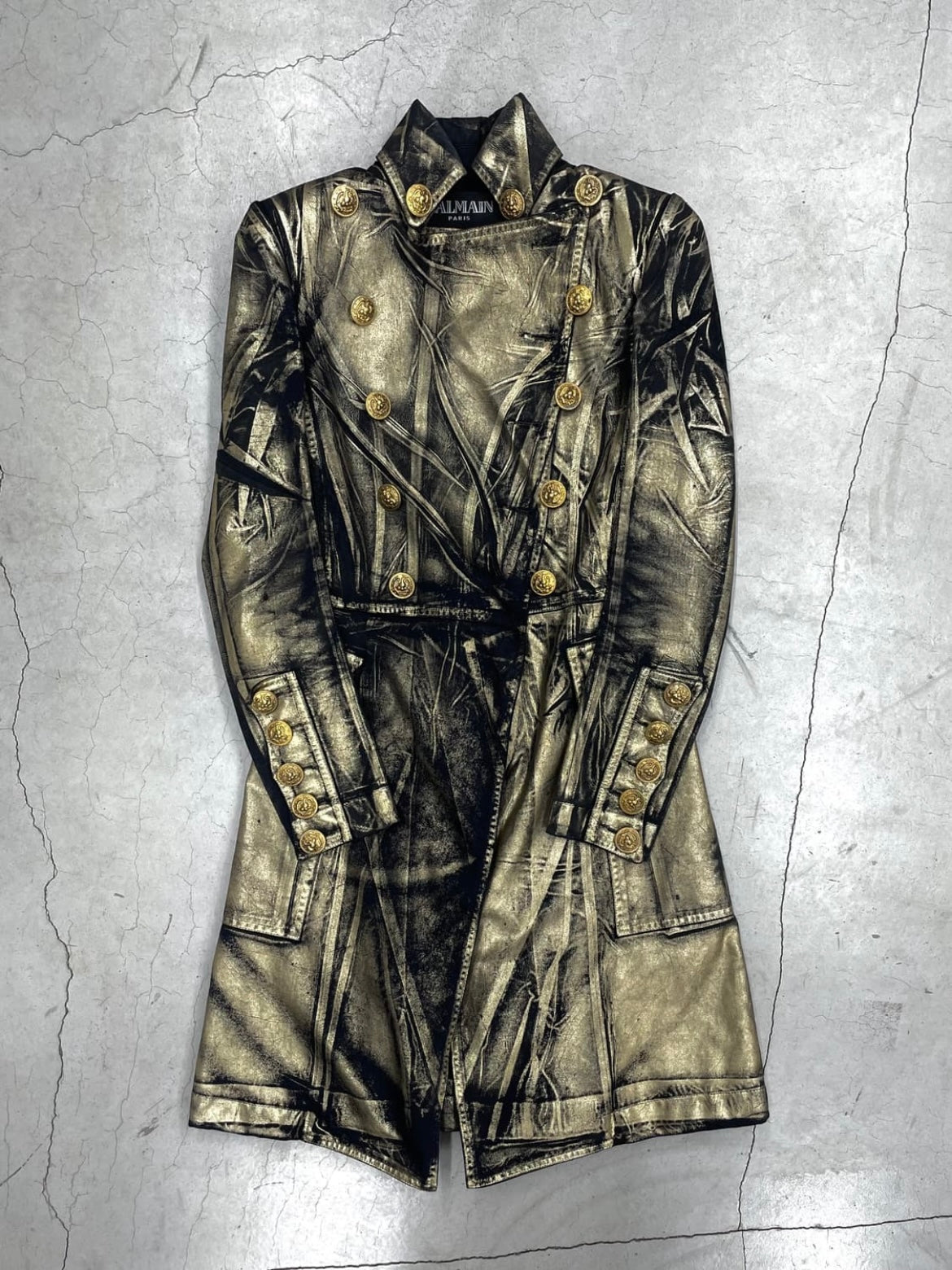 Balmain Black & Gold Napoleon Frock Coat (34)