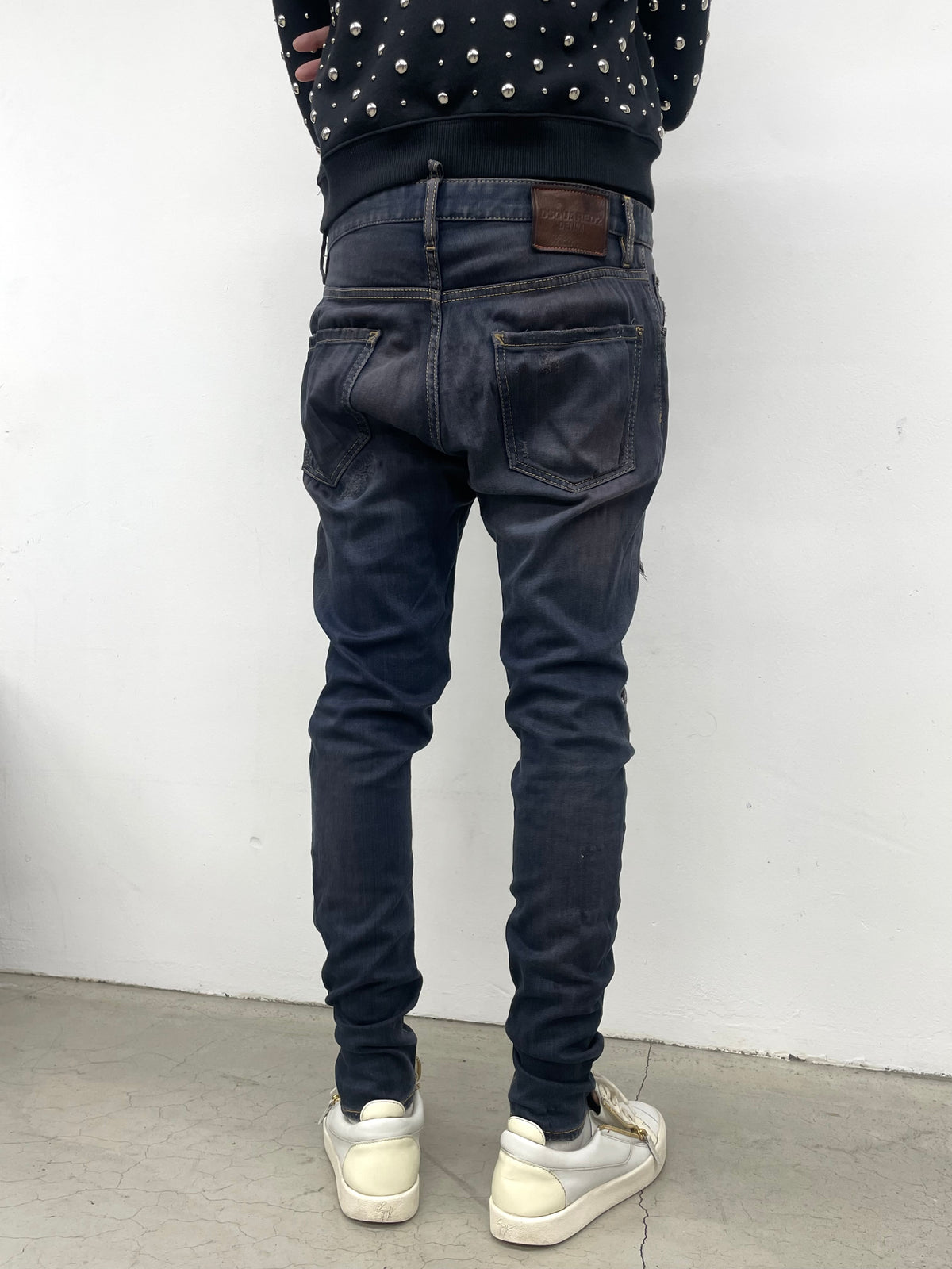 Dsquared2 Purple Washed Pant (46)