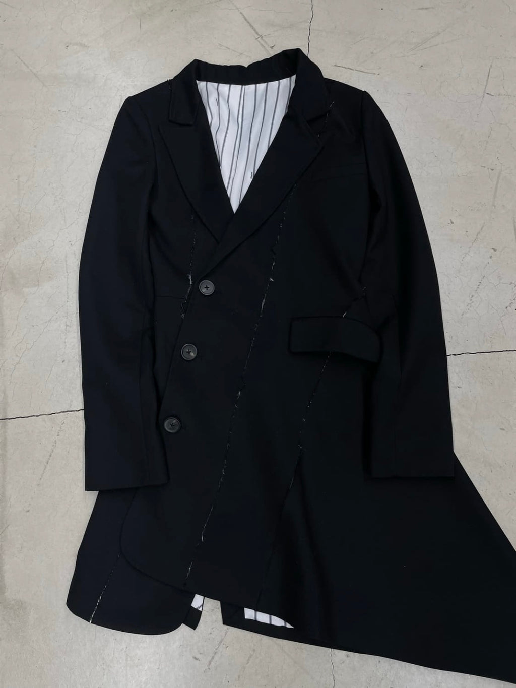 Monse Asymmetrical Hemline Coat (s)