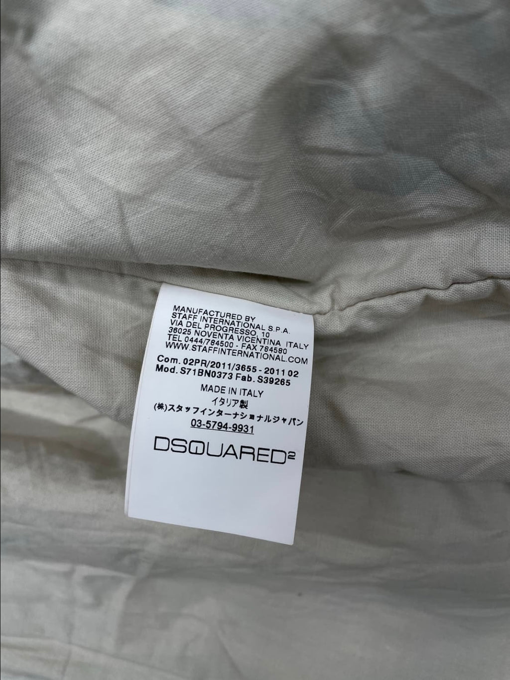 Dsquared2 FW11 Dirty washed rider Jacket (L)