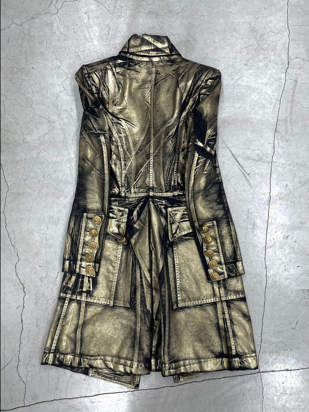 Balmain Black & Gold Napoleon Frock Coat (34)