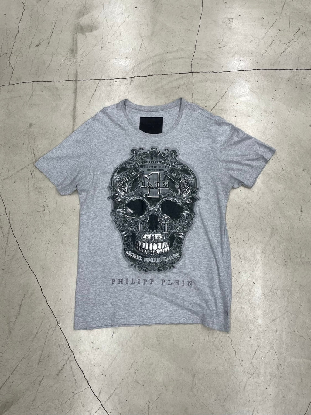 Philipp Plein SS15 one dollar skull T-shirt (3XL)
