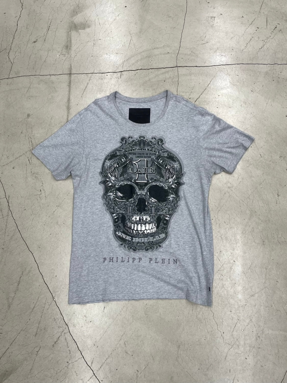 Philipp Plein SS15 one dollar skull T-shirt (3XL)