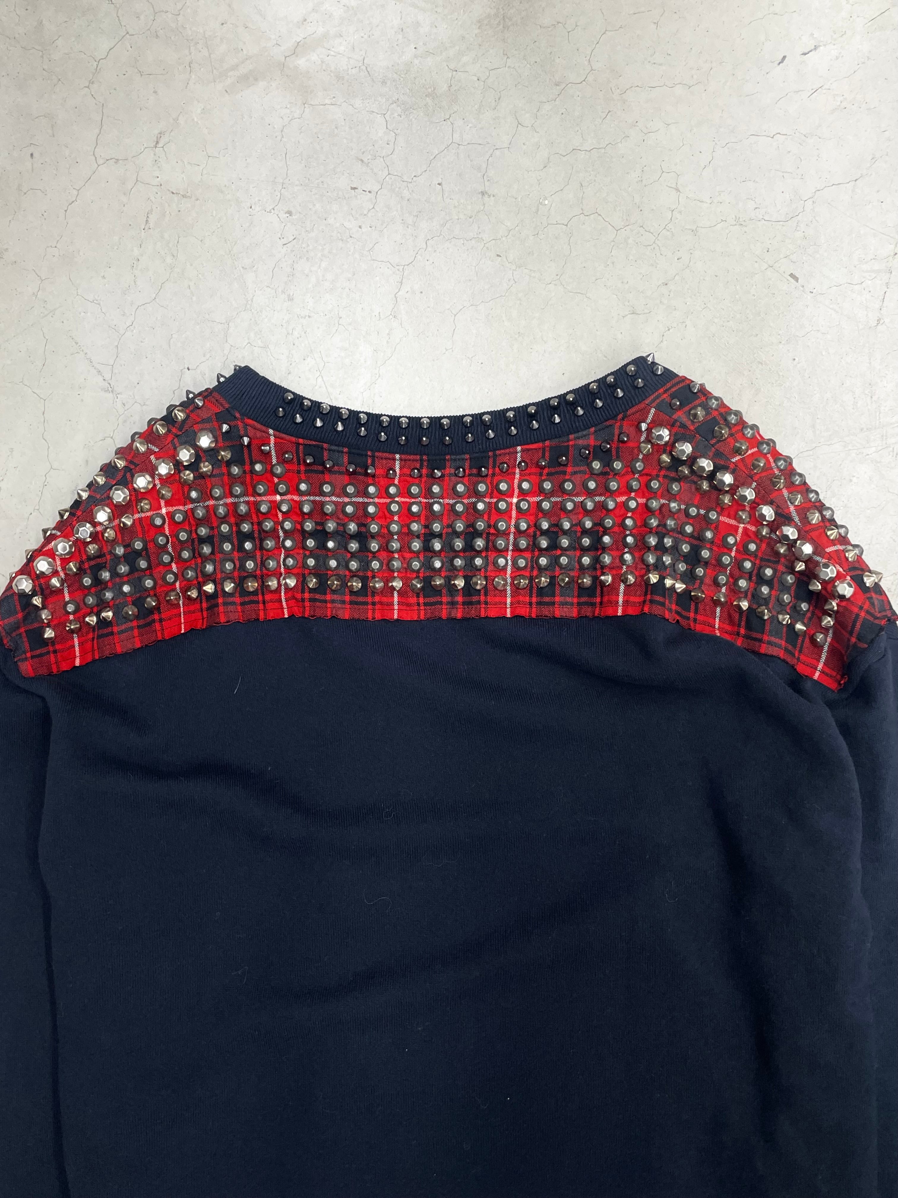 Gucci “BLIND FOR LOVE” Stud Sweatshirt (M)