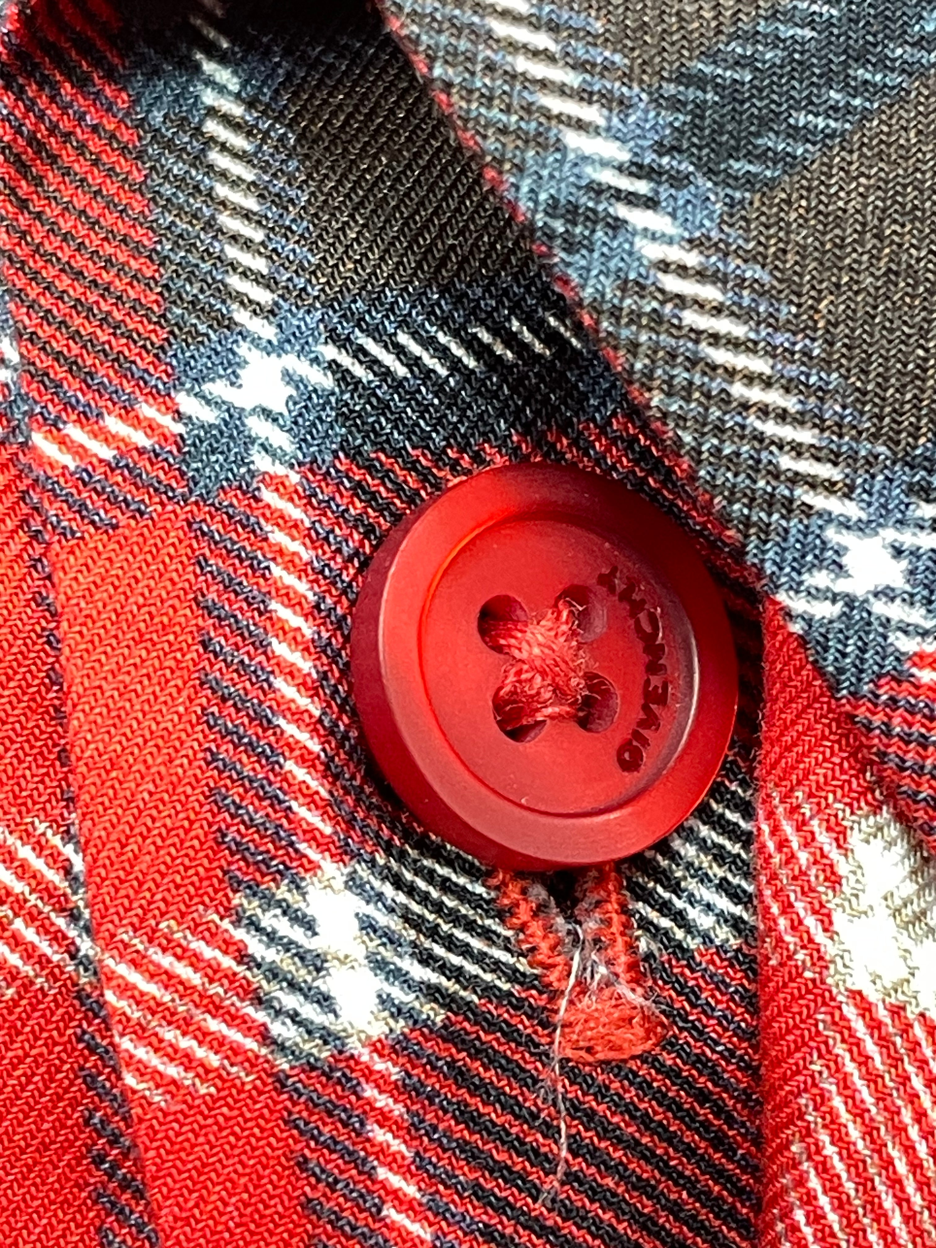 Givenchy Star Red Check shirt (40)