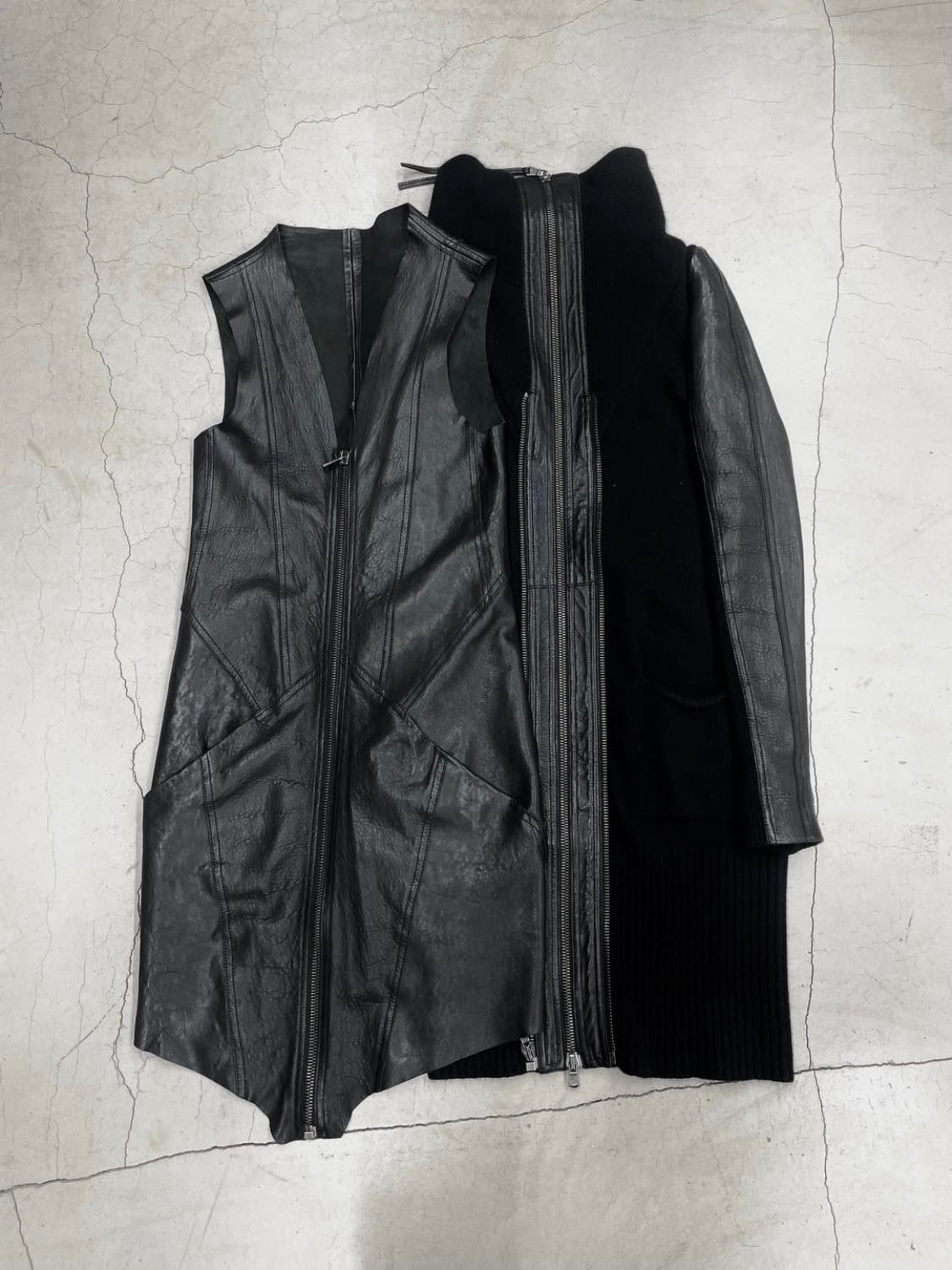 Ilaria Nistri Lamb Leather Coat (38)