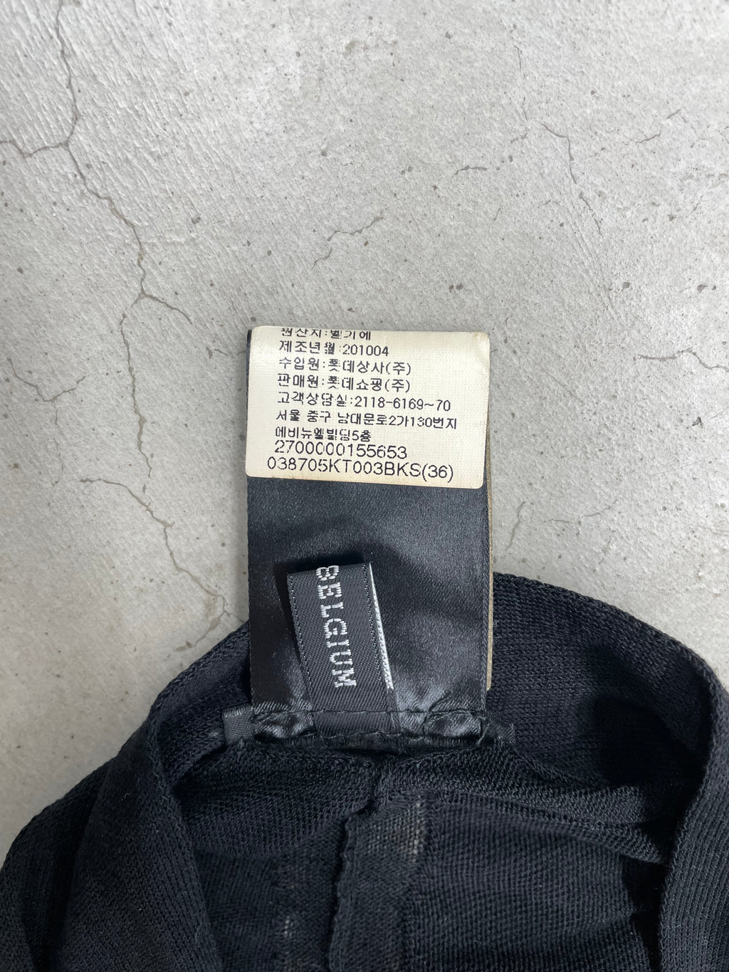 ANN DEMEULEMEESTER 2010 DRAPE VEST