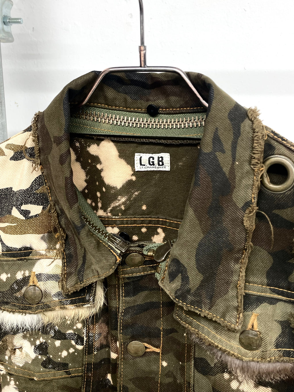 L.G.B. Camo Acid Military Jacket