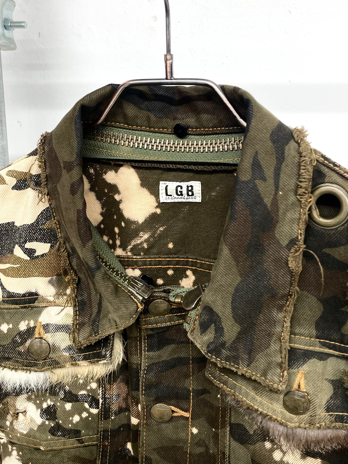 L.G.B. Camo Acid Military Jacket
