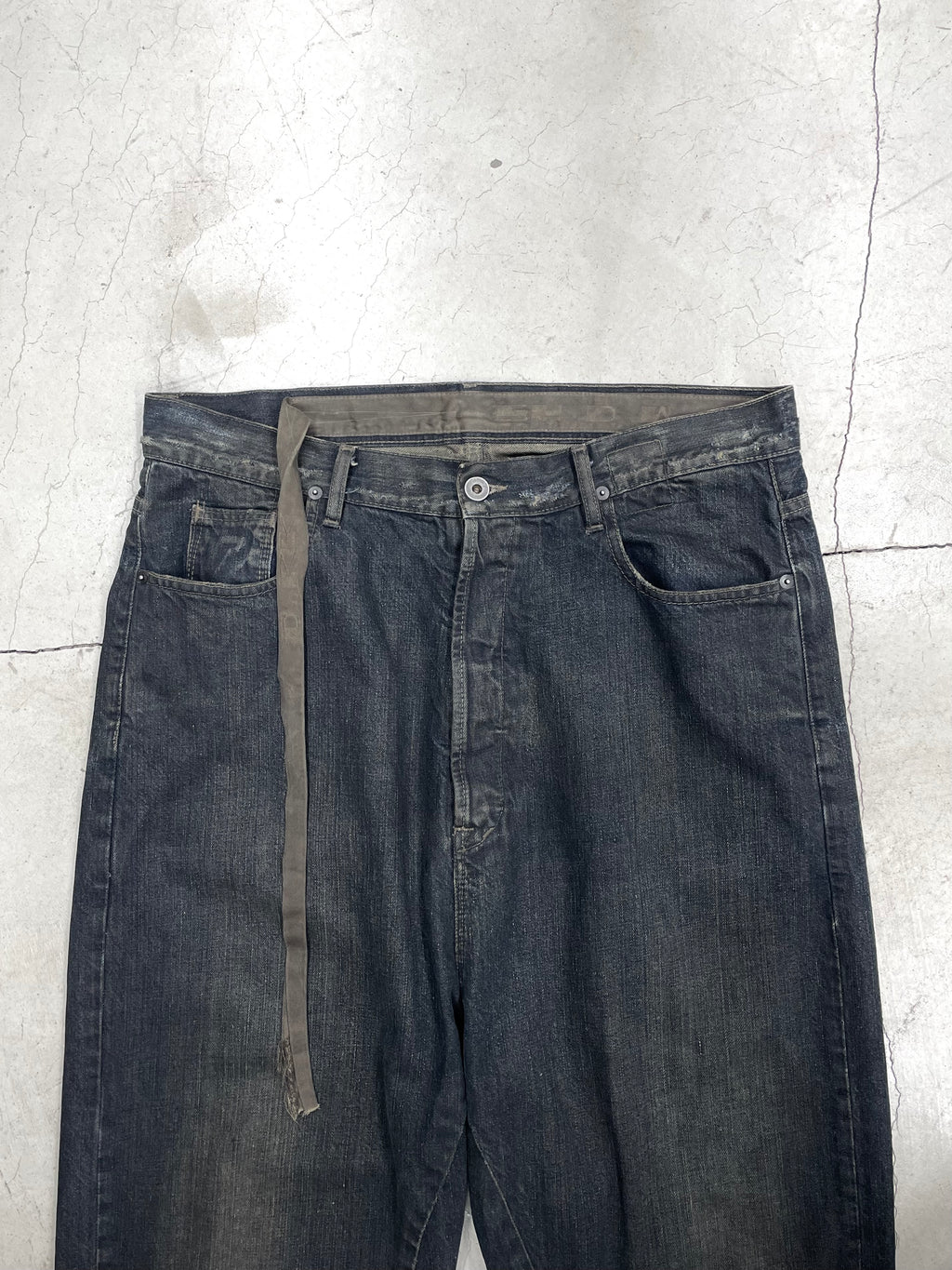 Rick Owens 00’s Detroit Cut Baggy Pant