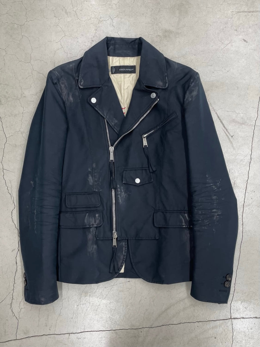 Dsquared2 FW11 Dirty washed rider Jacket (L)