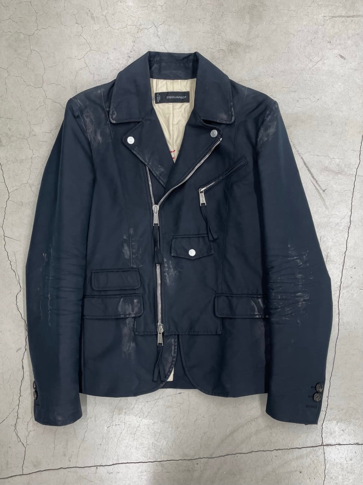Dsquared2 FW11 Dirty washed rider Jacket (L)