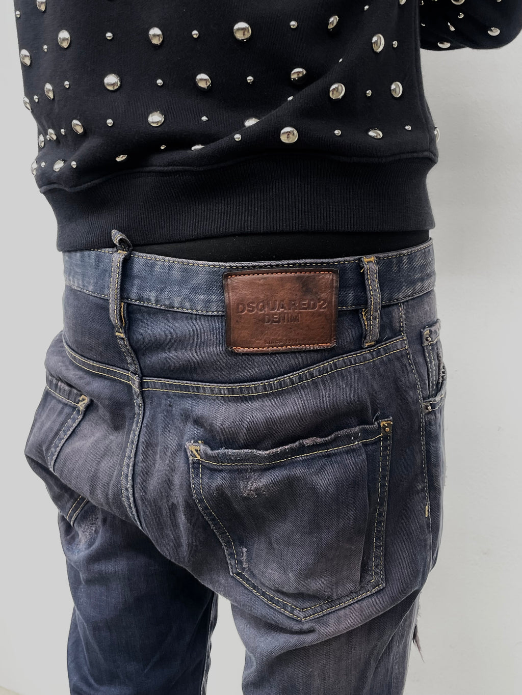 Dsquared2 Purple Washed Pant (46)