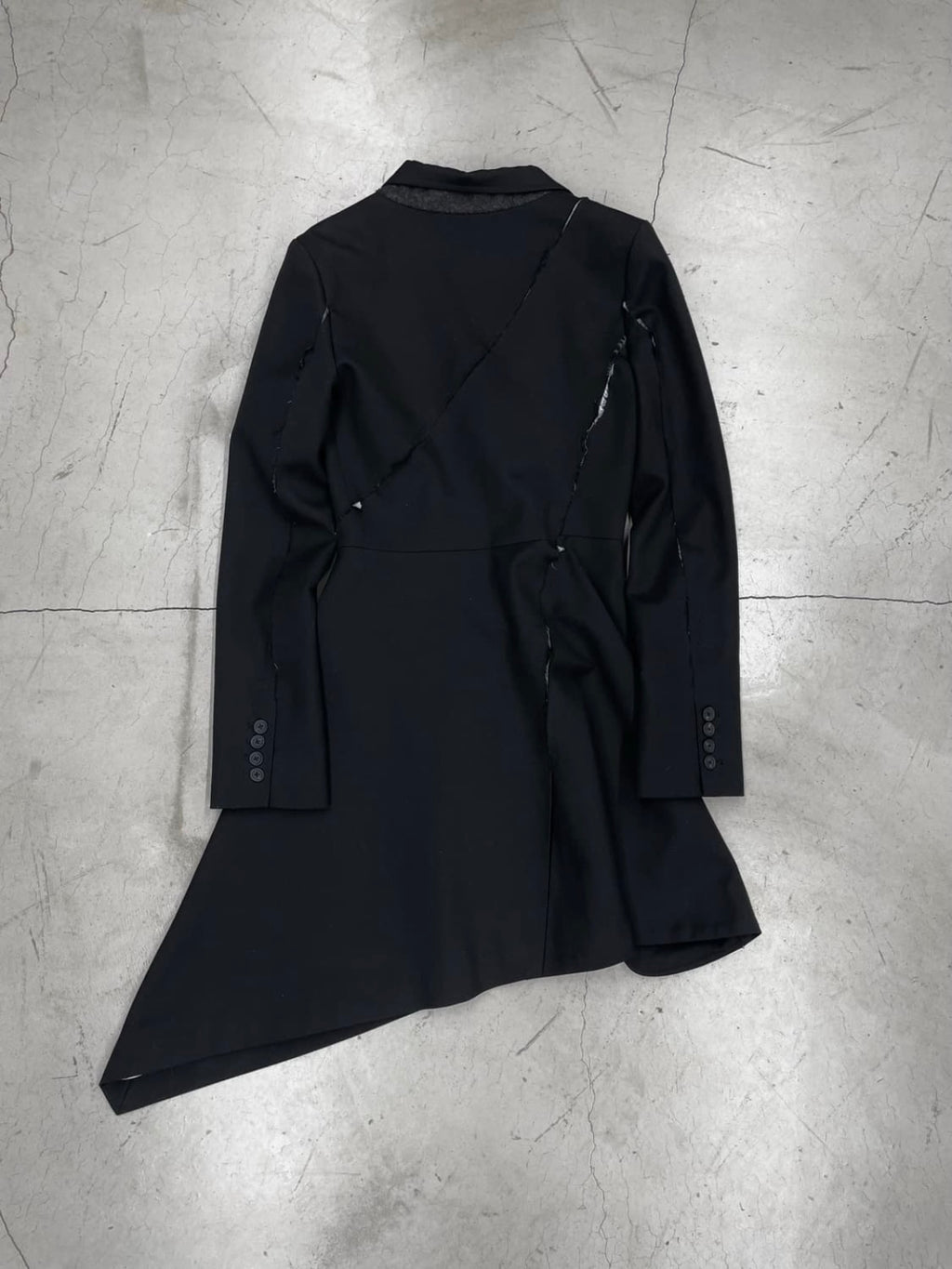 Monse Asymmetrical Hemline Coat (s)