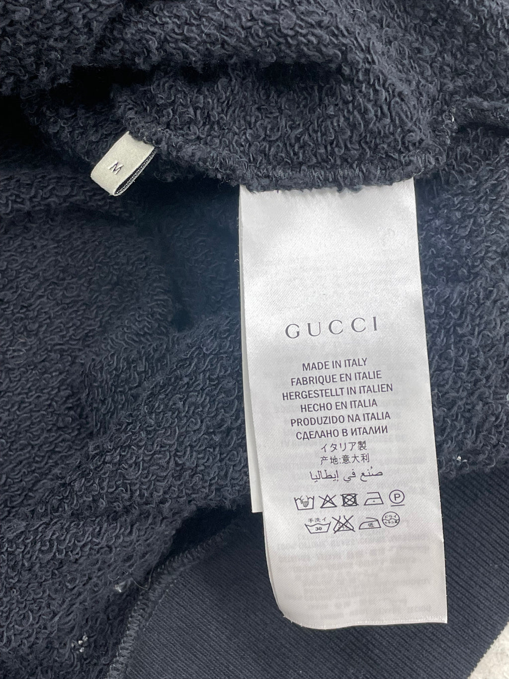 Gucci “BLIND FOR LOVE” Stud Sweatshirt (M)