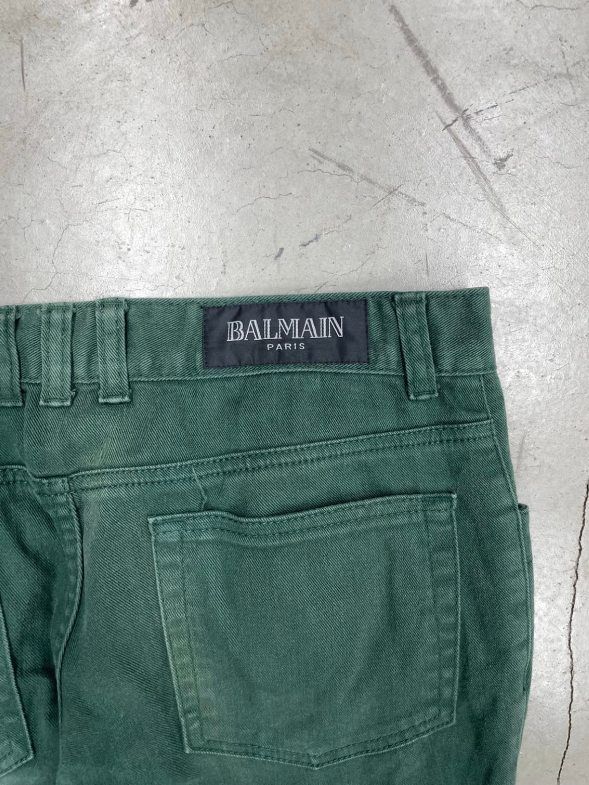 Balmain faded biker denim (31)