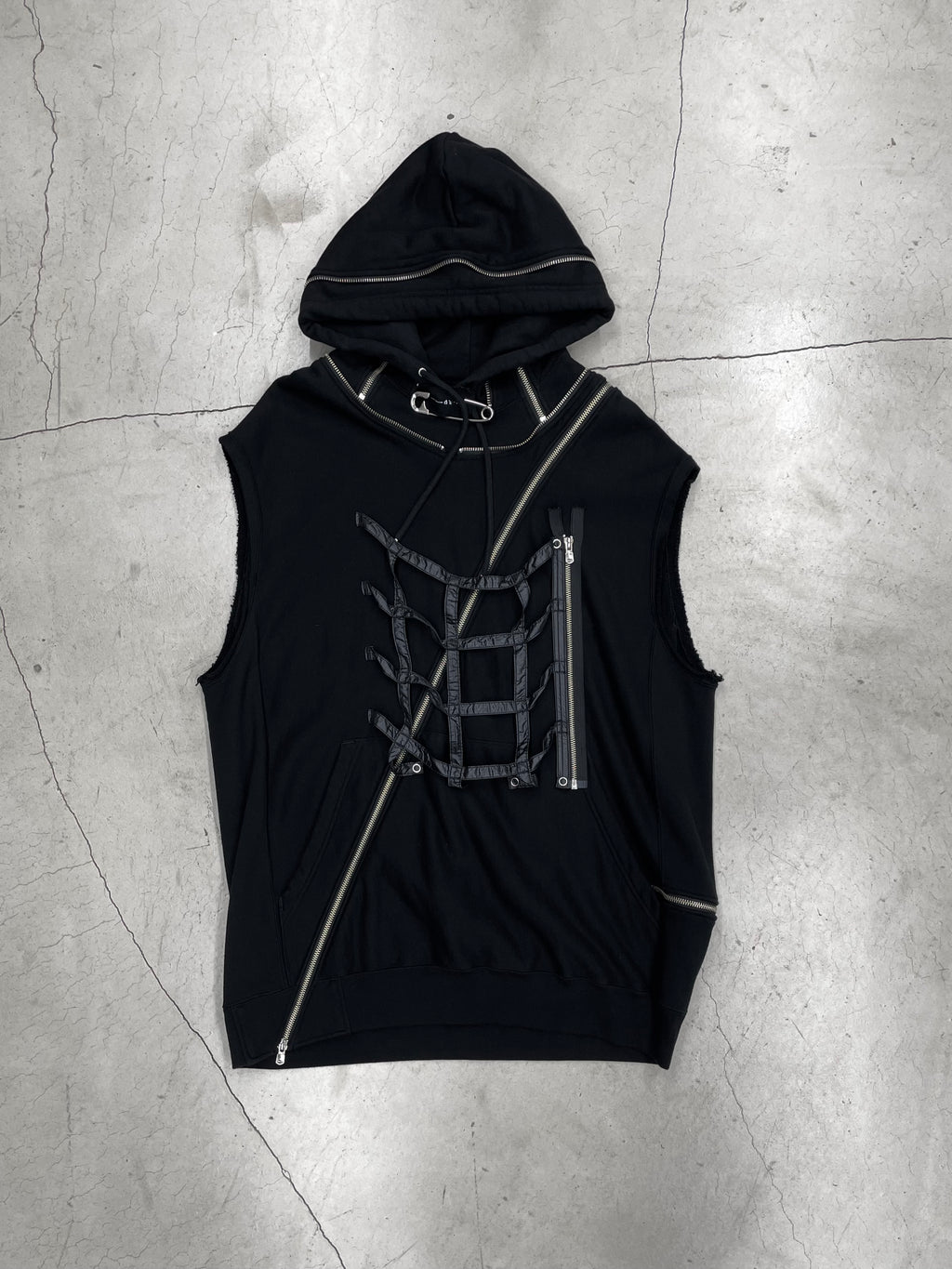 Takahiromiyashita The Soloist Bondage Hoodie Vest (46)