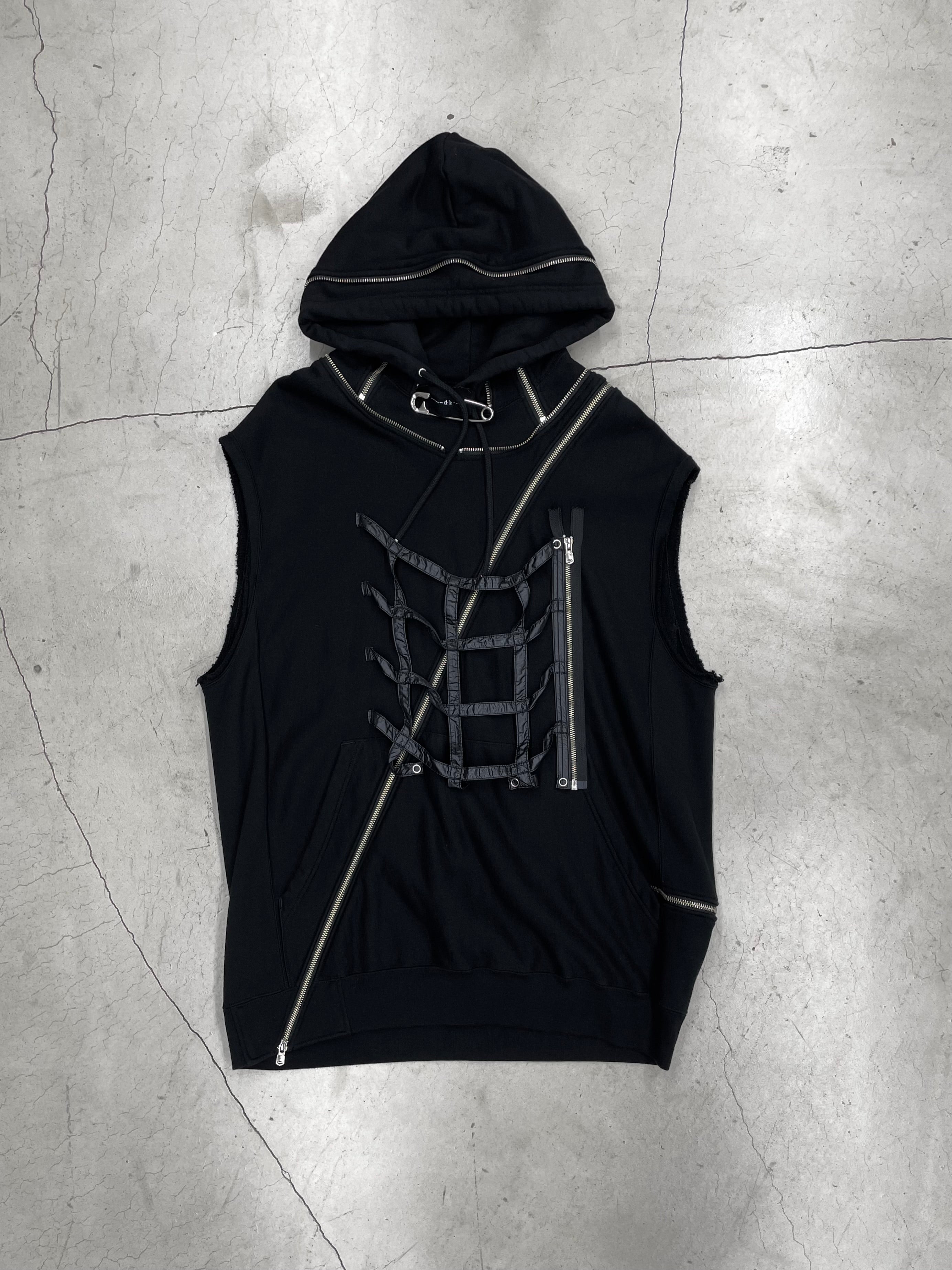 Takahiromiyashita The Soloist Bondage Hoodie Vest (46)